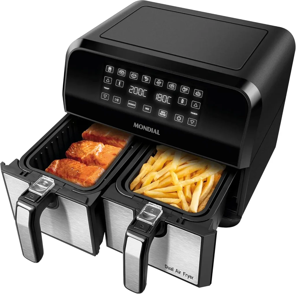 air fryer cesto duplo